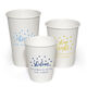 Personalized Confetti Dot White Paper Party Cups Image 7 of 10